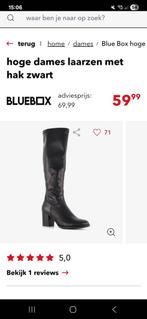 Blue box dames laars NIEUW maat 41, Zwart, Nieuw, Ophalen of Verzenden, Hoge laarzen