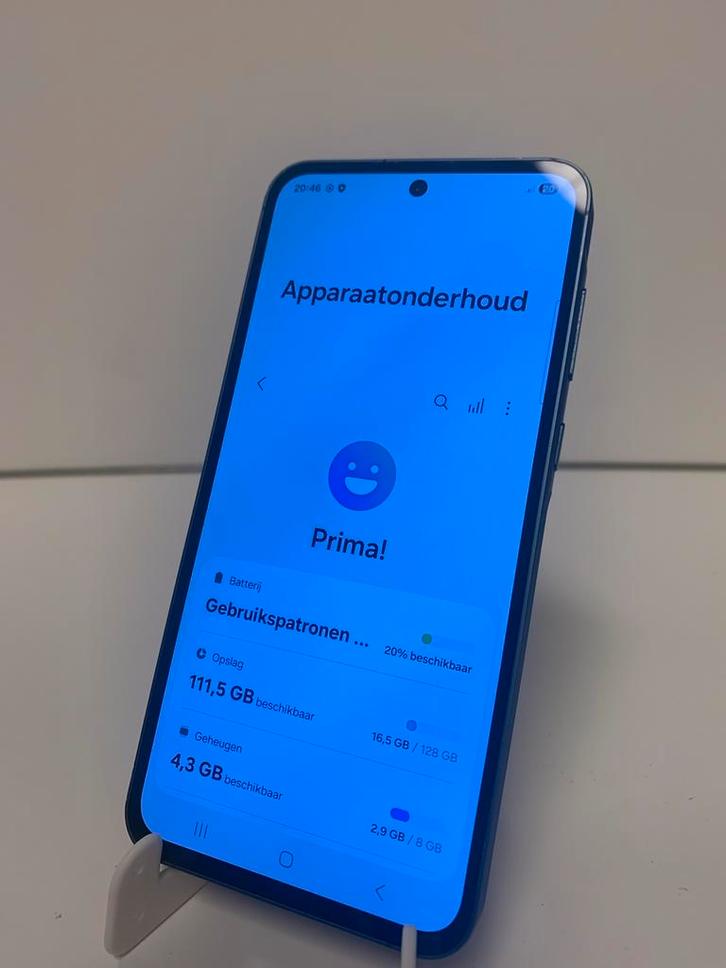 Samsung A55 128GB Donkerblauw - Topstaat!, Telecommunicatie, Mobiele telefoons | Samsung, Zo goed als nieuw, 128 GB, Zonder abonnement