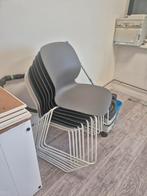 8 Stapelstoelen - Praktisch en Stijlvol, Huis en Inrichting, Stoelen, Ophalen, Gebruikt, Modern, Grijs