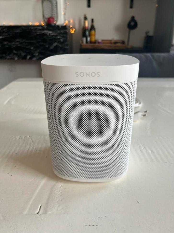Sonos One SL - Wit, Audio, Tv en Foto, Luidsprekers, Zo goed als nieuw, Front, Rear of Stereo speakers, Minder dan 60 watt, Sonos