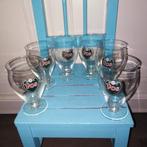 Vos bierglazen anno 1857  6 stuks, Verzamelen, Ophalen, Gebruikt, Glas of Glazen, Overige merken