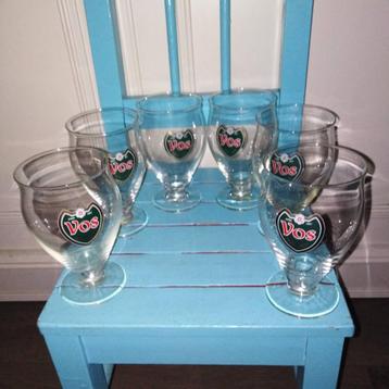 Vos bierglazen anno 1857  6 stuks beschikbaar voor biedingen