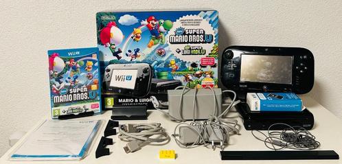 Wii U / Console Deluxe: Mario & Luigi Edition, Spelcomputers en Games, Spelcomputers | Nintendo Wii U, Zo goed als nieuw, Met 1 controller