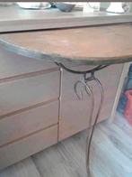 Bijzettafel / make-up tafel / gangtafel, Ophalen of Verzenden, Zo goed als nieuw, 60 cm of meer, Ovaal