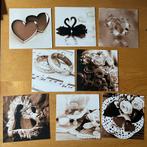 Losse plaatjes sepia huwelijk/liefde 2, Verzenden, Nieuw, Overige thema's, Knipvel