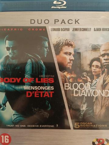  Body of Lies & Blood Diamond Bluray Duo pack NL ZGAN  beschikbaar voor biedingen