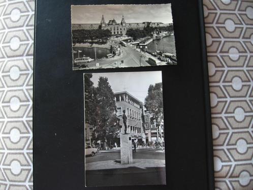 Zes zwart/wit ansichtkaarten van Amsterdam, Verzamelen, Ansichtkaarten | Nederland, Ongelopen, Noord-Holland, 1940 tot 1960, Ophalen of Verzenden