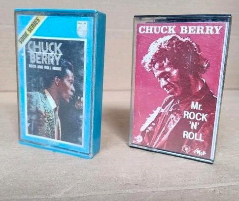 2 muziek cassettes van Chuck Berry, Cd's en Dvd's, Cassettebandjes, Gebruikt, Origineel, Rock en Metal, 2 t/m 25 bandjes, Ophalen of Verzenden