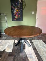 Mooie zeer stevige ronde tafel, Huis en Inrichting, Tafels | Eettafels, Ophalen, Zo goed als nieuw, Vier personen, 100 tot 150 cm