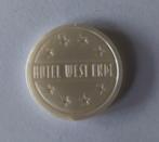 oude consumptie-munt Hotel #3, Postzegels en Munten, Penningen en Medailles, Verzenden, Overige materialen, Nederland