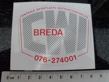 sticker centrale werkplaats instruktiemiddelen CWI breda beschikbaar voor biedingen