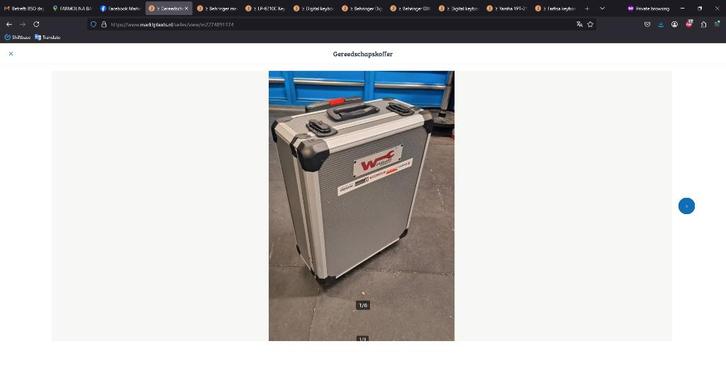 Gereedschapskoffer, Doe-het-zelf en Verbouw, Gereedschapskisten, Nieuw, Gevuld, Ophalen of Verzenden