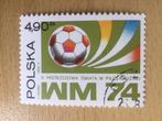 Polen 1974 voetbal, Postzegels en Munten, Postzegels | Europa | Overig, Ophalen of Verzenden, Polen, Gestempeld