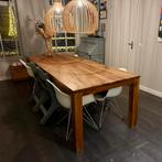 Eettafel - teakhout - 260 x 100, Huis en Inrichting, Tafels | Eettafels, Ophalen, Gebruikt, 100 tot 150 cm, Teakhout