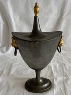 Tinnen kastanjeurn, Antiek en Kunst, Ophalen of Verzenden