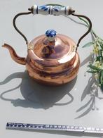 KOPERKLEURIGE THEEPOT.Mooi Decoratief Vintage Theepot.FRAAI, Ophalen of Verzenden