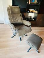 Relaxfauteuil Vincent incl. hocker, Huis en Inrichting, Ophalen, Zo goed als nieuw, 50 tot 75 cm