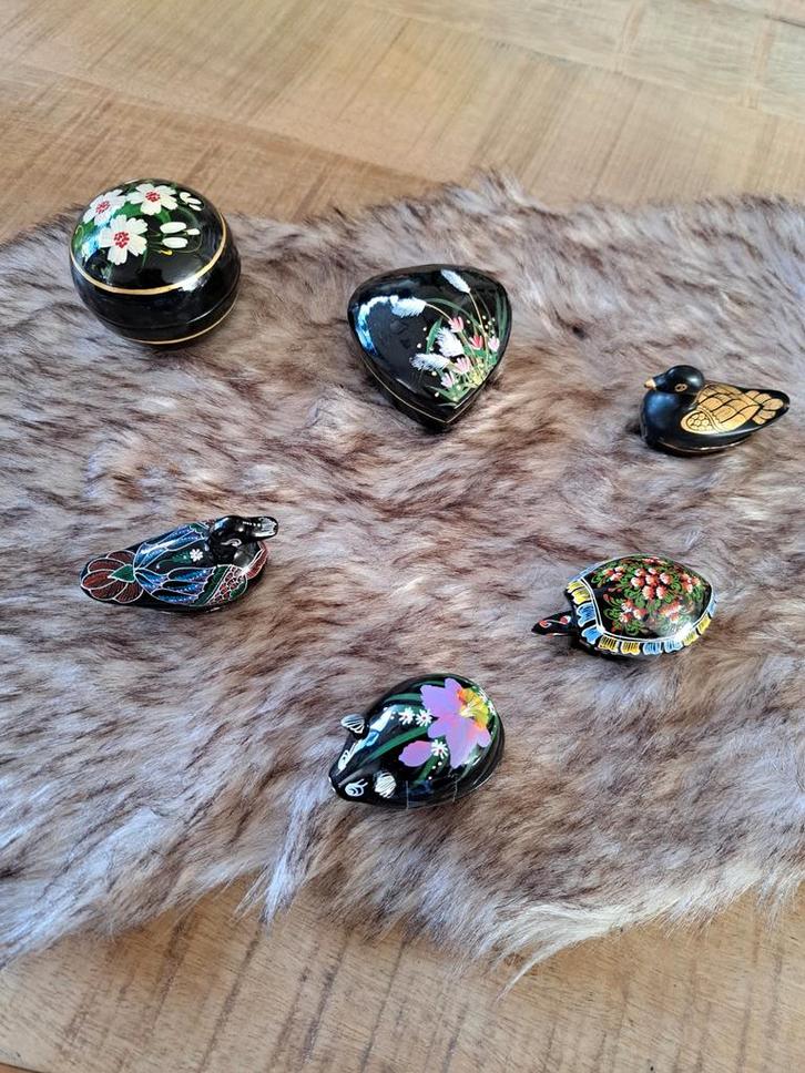 Pillen/sierraden doosjes, Antiek en Kunst, Antiek | Woonaccessoires, Ophalen of Verzenden