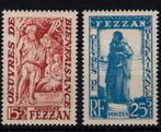 1950 FEZZAN-benefietserie Frans-bestuur Italiaanse-LIBYA, Verzenden, Libië, Postfris