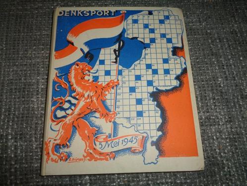 Bevrijding 1945 1944 denksport puzzels kruiswoord, Verzamelen, Militaria | Tweede Wereldoorlog, Landmacht, Nederland, Verzenden