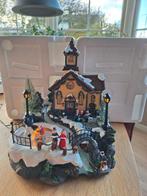 Mooi kerstdorp met verlichting, Ophalen