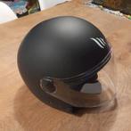 Mat zwarte scooterhelm MT Helmets S55-56, Fietsen en Brommers, Brommerhelmen, Ophalen of Verzenden, Zo goed als nieuw