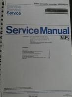 Philips VHS VR6843/00A Service Manual, Audio, Tv en Foto, Videospelers, VHS-speler of -recorder, Gebruikt, Verzenden