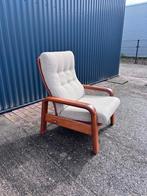 Vintage teak easy chair fauteuil, Huis en Inrichting, Fauteuils, Ophalen, Gebruikt, C, X
