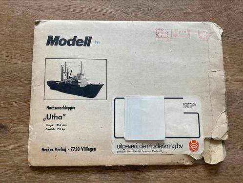 Beschrijving modelbouw hoghseeschlepper Utah, Hobby en Vrije tijd, Modelbouw | Boten en Schepen, Gebruikt, Overige merken, Ophalen of Verzenden