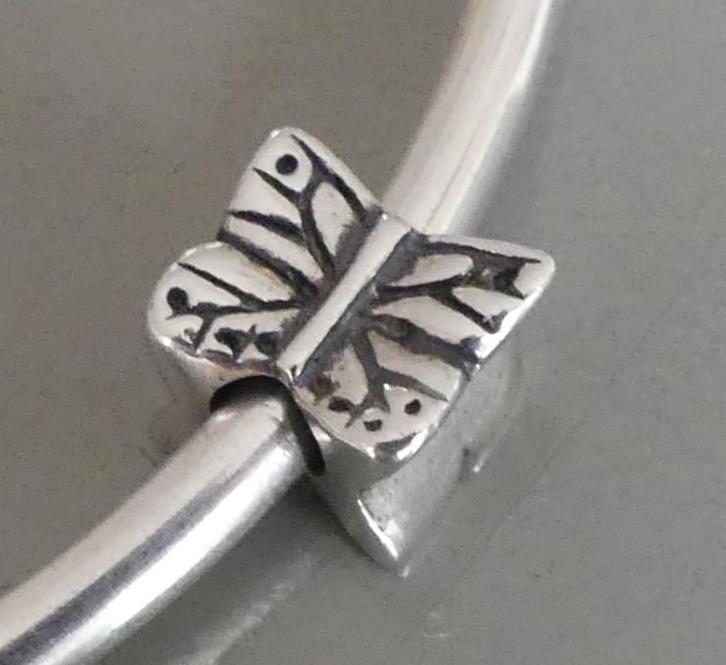 Trollbeads VLINDER  **NIEUW**, Sieraden, Tassen en Uiterlijk, Bedels, Nieuw, Trollbeads, Zilver, 1 bedel, Verzenden