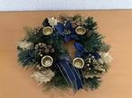 Kerstkrans – kandelaar voor 4 kaarsen , Ophalen of Verzenden, Gebruikt