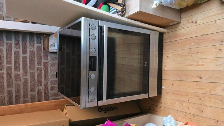 AEG hetelucht oven en electrische kookplaat niet inbouw/los, Witgoed en Apparatuur, Ovens, Gebruikt, Oven, 45 tot 60 cm, 45 tot 60 cm