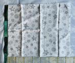 Kerst * Quilstof 27 Zilveren sterren 2x, Ophalen of Verzenden, Nieuw