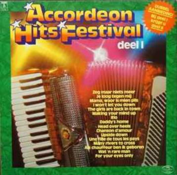 Accordeon Hits Festival deel I + deel II 2LP  Originele Dubb