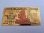 BILJET -ZIMBABWE - GOUDFOLIE-1VIGINTIILLILION DOLLARS (231), Los biljet, Ophalen of Verzenden, Zimbabwe
