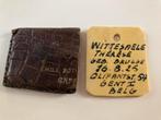 Oud Kofferlabel Olifantstraat Gent Belgie Emile Cafe, Antiek en Kunst, Curiosa en Brocante, Ophalen of Verzenden