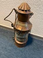 Antieke Koperen Ankerlicht Scheepslantaarn, Ophalen