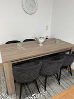 Eettafel met 6 stoelen, Huis en Inrichting, Tafels | Eettafels, Zo goed als nieuw, Vijf personen of meer, 150 tot 200 cm, Kersenhout