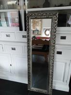 Spiegel 2 stuks groot met zilverkleurige lijst., Ophalen, Minder dan 50 cm, 100 tot 150 cm, Zo goed als nieuw