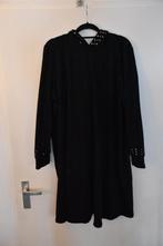 leuke zwart sweater jurk met capuchon en studs maat 50/52, Zizzi, Ophalen of Verzenden, Zo goed als nieuw, Jurk