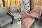 GRATIS Eetkamerstoelen met armleuning – gebruikt, Ophalen, Gebruikt, Leer, Vier