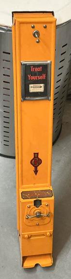 Oud GUM wandautomaatje Wrigley USA jr 40, Verzamelen, Automaten | Gokkasten en Fruitautomaten, Overige munten, Ophalen of Verzenden