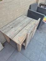 Houten Kinder Picknicktafel met Stoeltjes, Ophalen of Verzenden, Gebruikt, Tafel(s) en Stoel(en)
