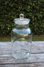 antieke glas voorraadpot, apothekerspot, stolpfles, Ophalen of Verzenden