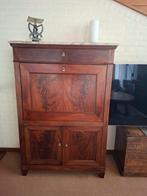 Antieke mahoniehouten secretaire., Antiek en Kunst, Antiek | Meubels | Kasten, Ophalen