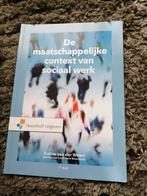 De maatschappelijke context van sociaal werk, Boeken, Ophalen, Zo goed als nieuw, HBO