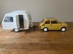 Fiat 126p met caravan  1/8 Deagostini Altaya Pocher Hachette, Ophalen, Zo goed als nieuw, Auto