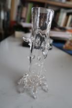 vaasje ,hoogte 15 cm met knobbels en een pontil-merk, Ophalen of Verzenden