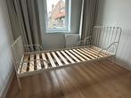 Ikea Minnen meegroei bed, Ophalen, Eenpersoons, Wit, 80 cm