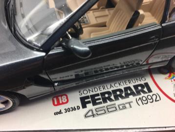 Model auto Bburago Ferrari 456gt 1992 Nieuw donker blauw 29 beschikbaar voor biedingen
